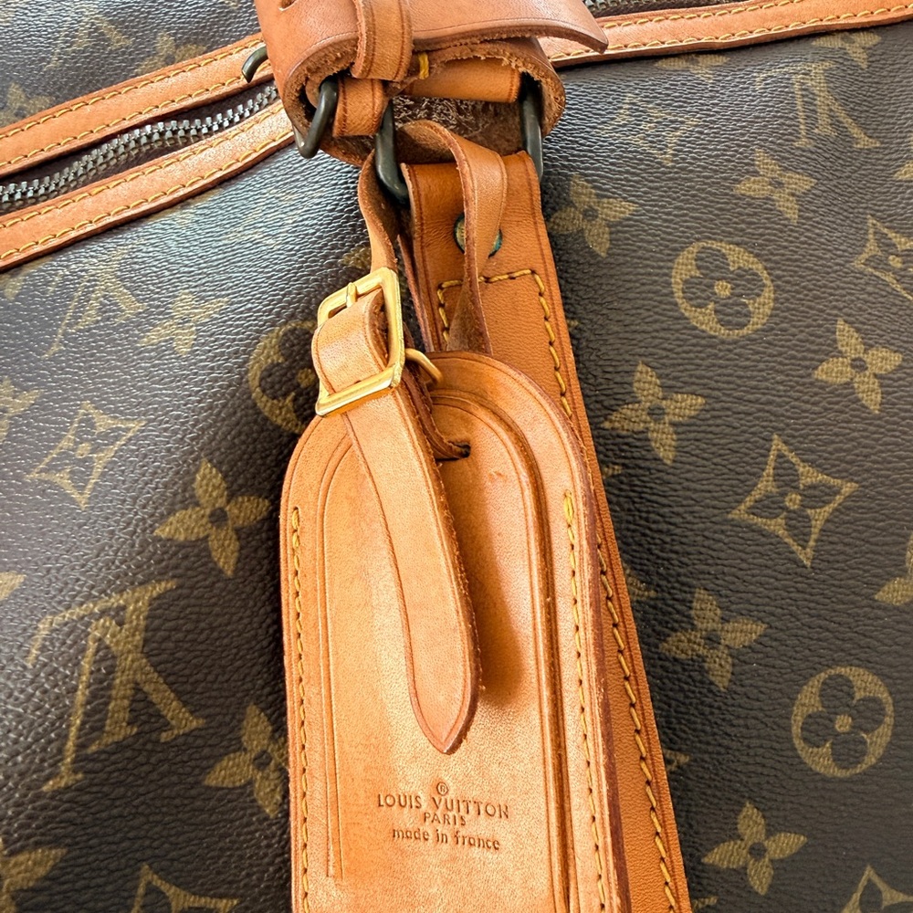 Louis Vuitton Monogram Duffel Bag in Brown and Tan - Picture 3 of 8